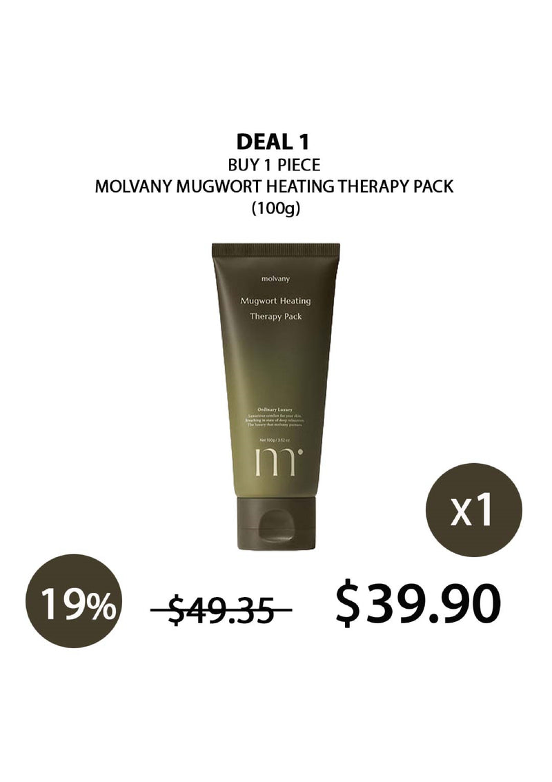 [MOLVANY] Mugwort Heating Therapy Pack 100g