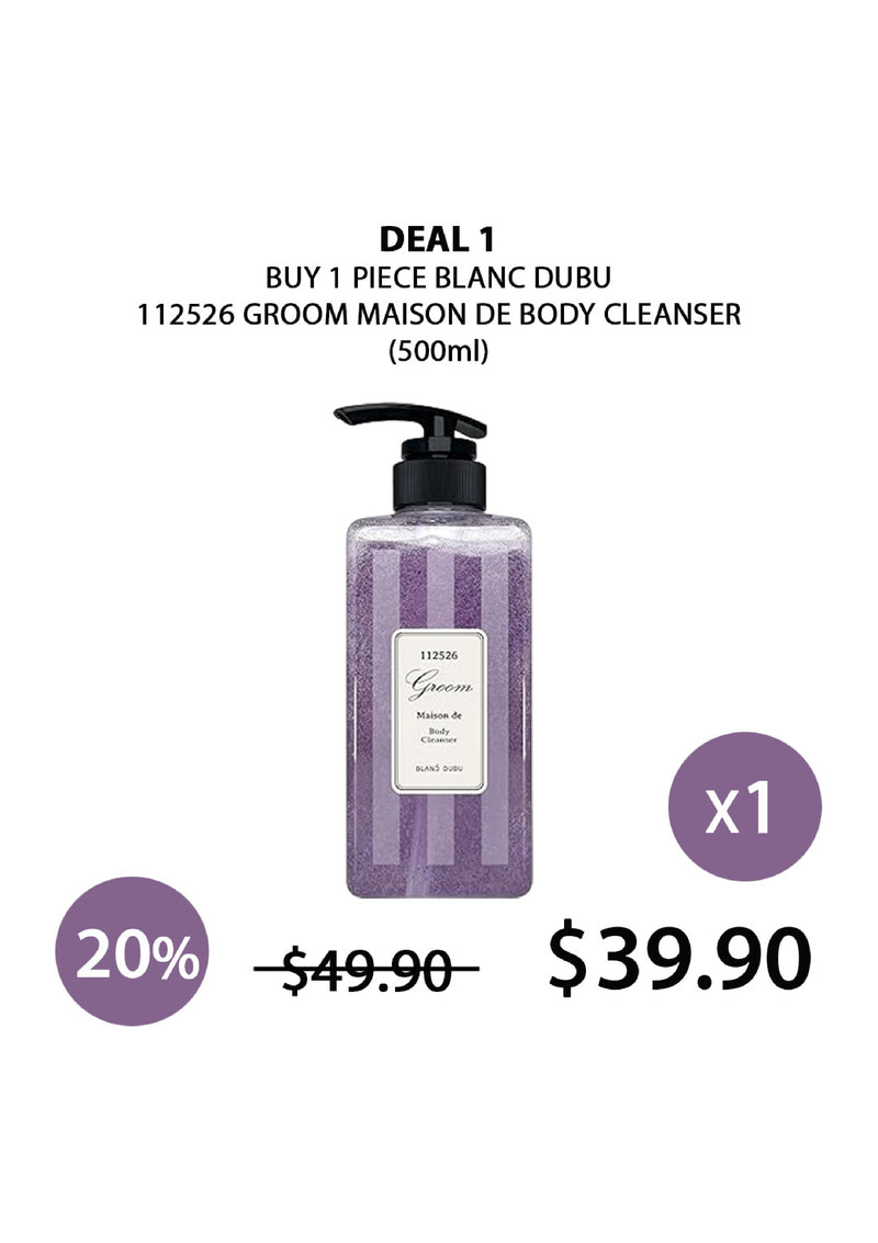 [BLANC DUBU] 112526 Groom Maison De Body Cleanser 500ml