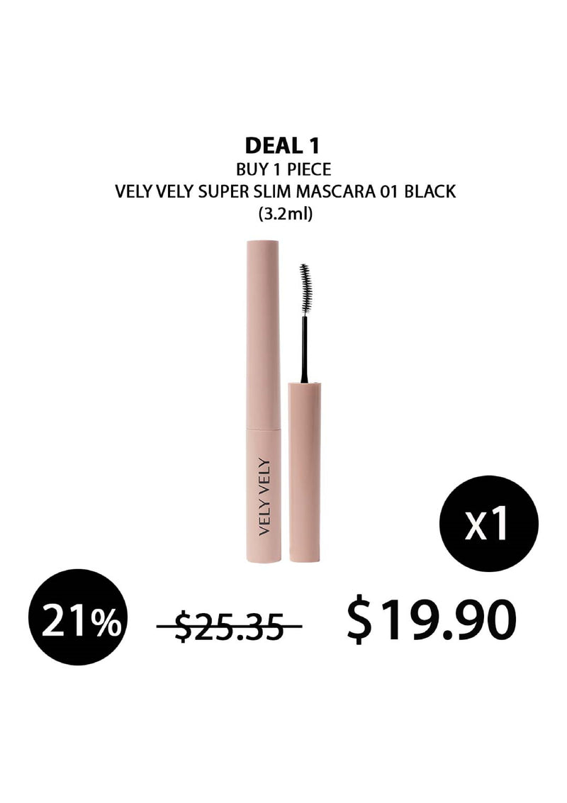 [VELY VELY] Super Slim Mascara 3.2ml