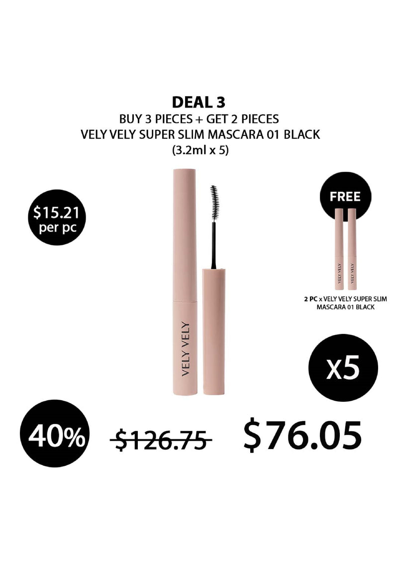 [VELY VELY] Super Slim Mascara 3.2ml