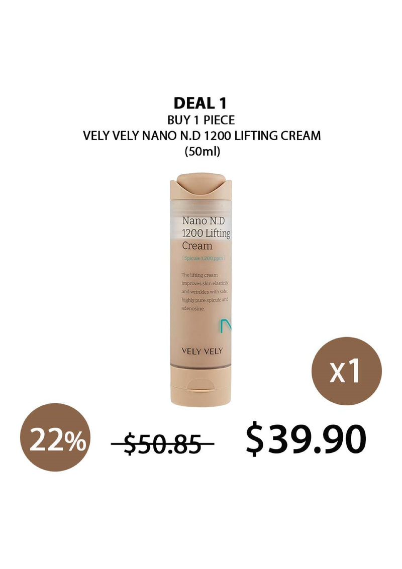 [VELY VELY] Nano N.D 1200 Lifting Cream 50ml