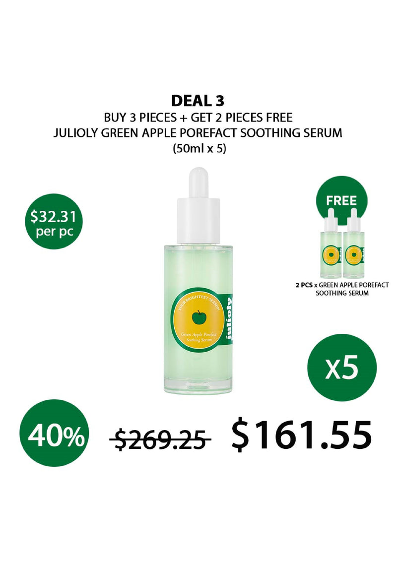 [JULIOLY] Green Apple Porefect Soothing Serum 50ml