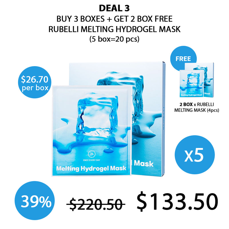 [RUBELLI] Melting Hydrogel Mask 4 Sheets