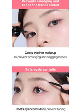 SO NATURAL Magic Sealer application on mascara and eyebrow tails