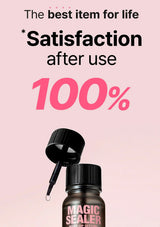 SO NATURAL Magic Sealer bottle with 100 percent satisfaction-after-use graphic