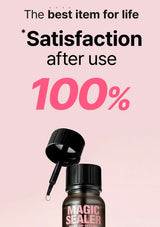 SO NATURAL Magic Sealer bottle with 100 percent satisfaction-after-use graphic