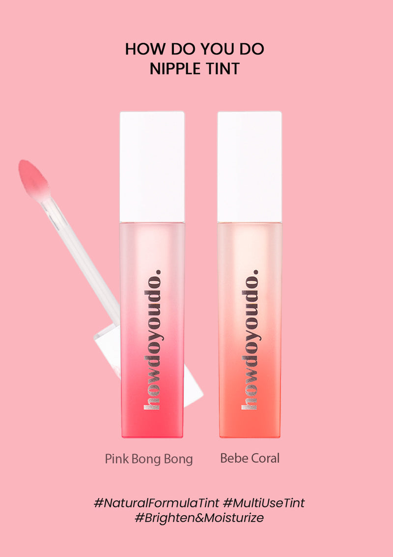 [VIVA KOREA] How Do You Do Nipple Tint  (Pink Bong Bong/Bebe Coral) 4.5ml