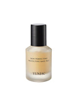 Yunjac skin perfecting protective base primer bottle on a white background