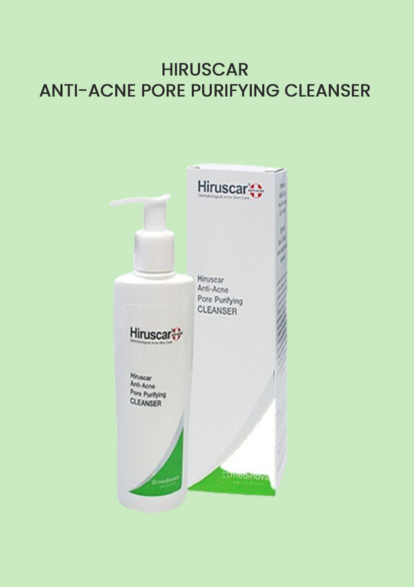 [HIRUSCAR] Hiruscar Anti-Acne Pore Purifying Cleanser 100ml | Gently Cleanse Skin