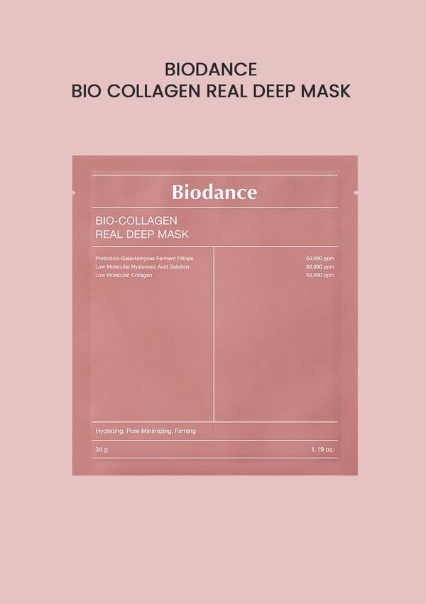 [BIODANCE] Bio-Collagen Real Deep Mask (1 Box = 4 Masks x 34g)