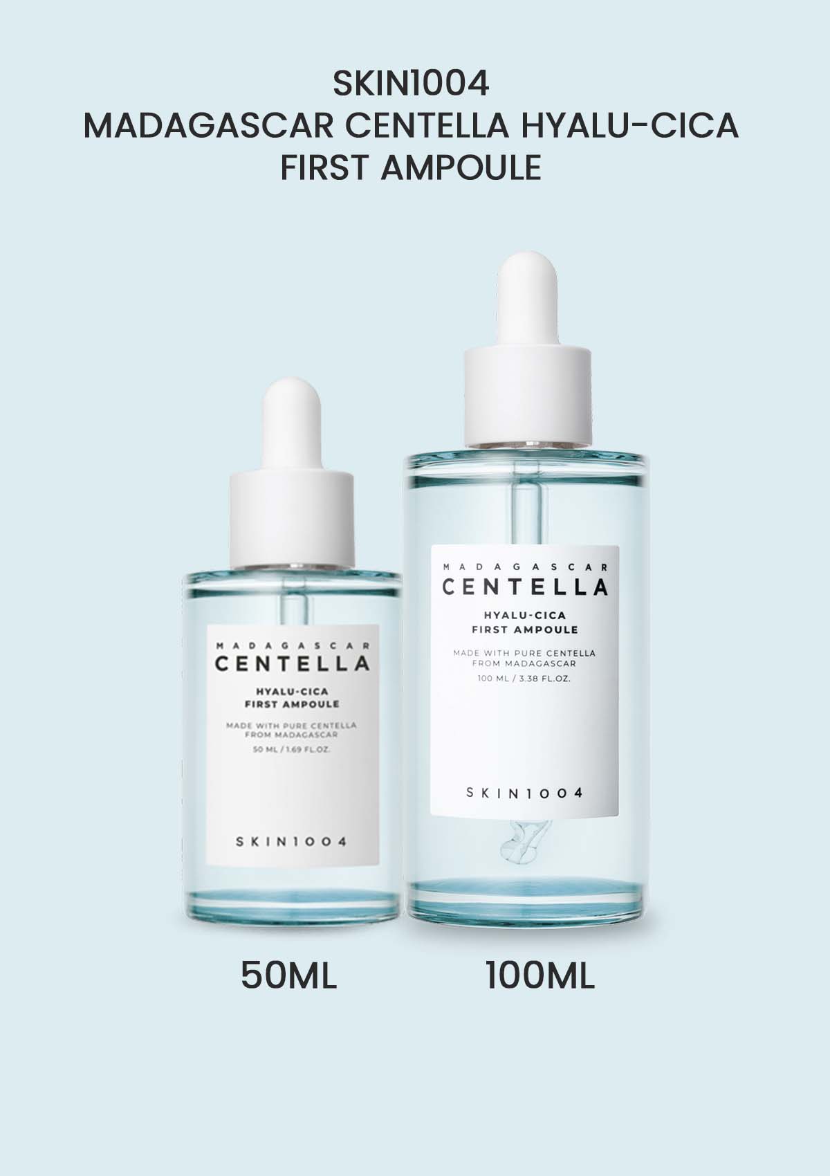 SKIN1004 Madagascar Centella Hyalu Cica First Ampoule 50ml 100ml COCOMO skin1004-madagascar-centella-hyalu-cica-first-ampoule-50ml-100ml-cocomo