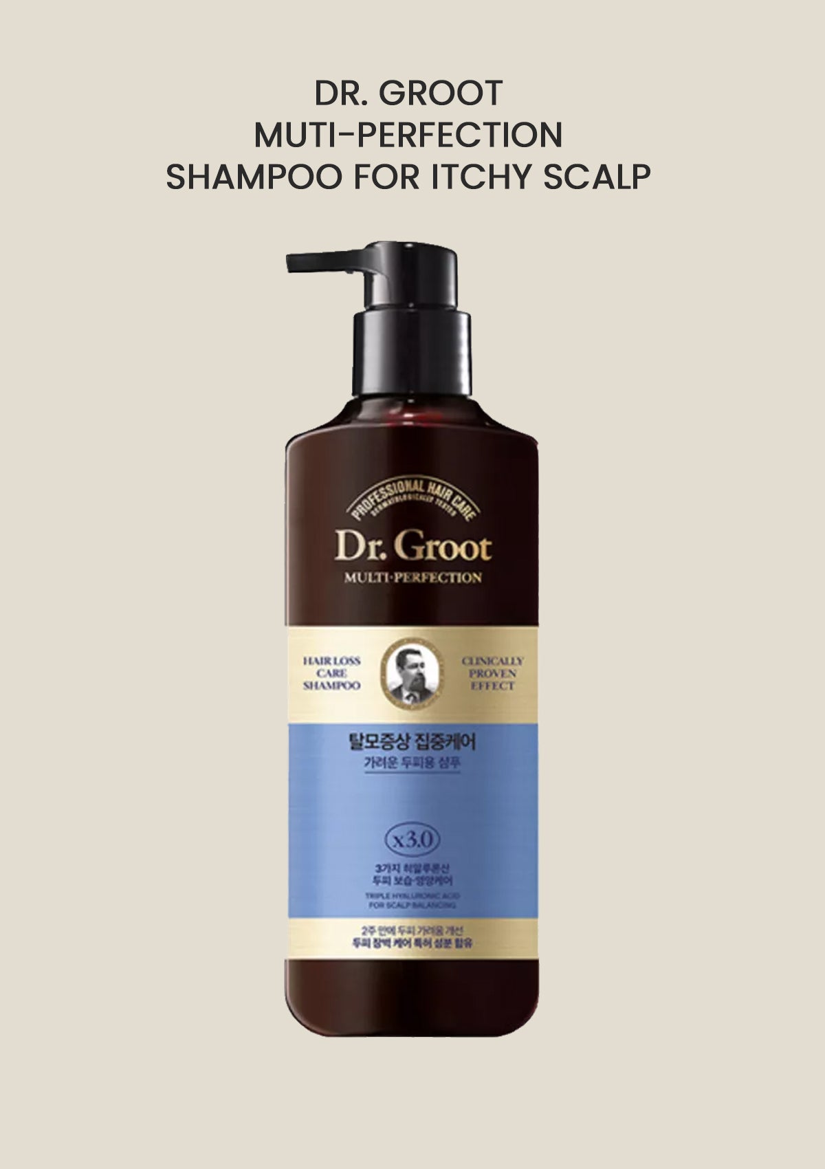 [DR. GROOT] Multi-Perfection Hair Loss Care Shampoo For Itchy Scalp 400ml