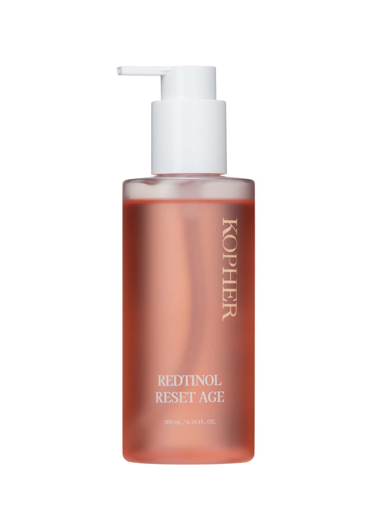 [KOPHER] Redtinol Reset Age Cleansing Oil 200ml (BUY 1) KOPHER REDTINOL  RESET AGE CLEANSING OIL