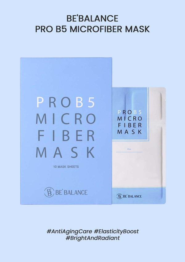 [BE'BALANCE] Pro B5 Microfiber Mask (1 Box = 30g x 10 Masks)