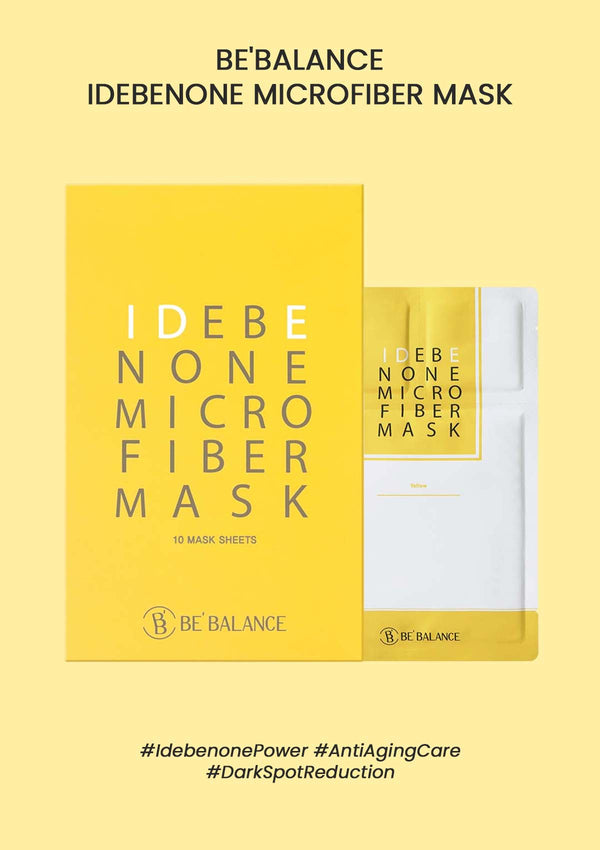 [BE'BALANCE] Idebenone Microfiber Masks (1 Box = 30g x 10 Masks)