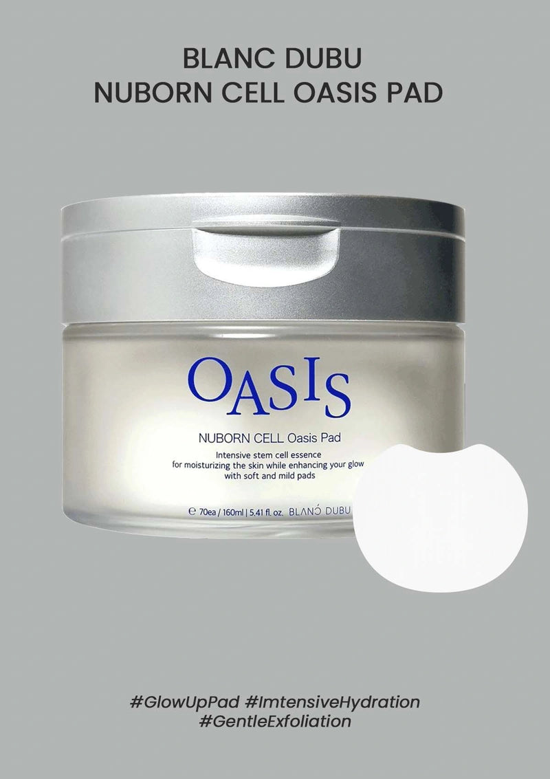 Oasis Nuborn Cell Oasis Pad packaging on a gray background
