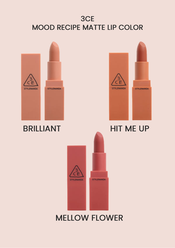 [3CE] Mood Recipe Matte Lip Color