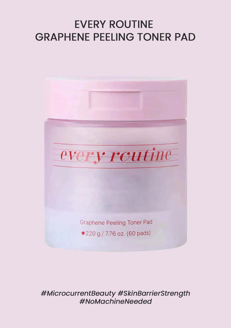 [EVERY ROUTINE] Graphene Peeling Toner Pad 220g (1 Box = 60 Pads)