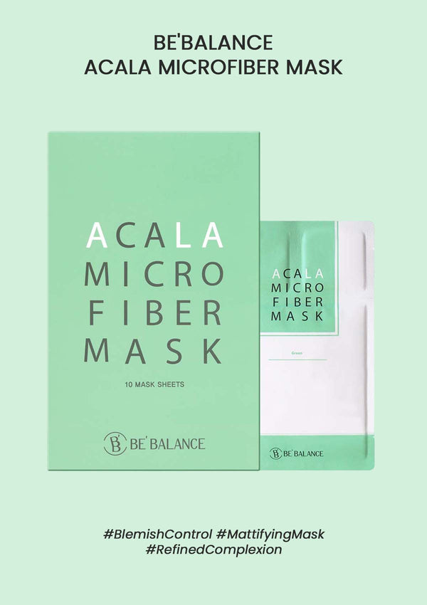 [BE'BALANCE] Acala Microfiber Mask (1 Box = 30g x 10 Masks)