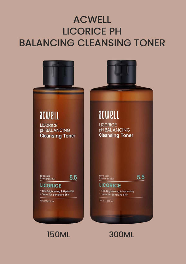 [ACWELL] Licorice PH Balancing Cleansing Toner 150ml | 300ml
