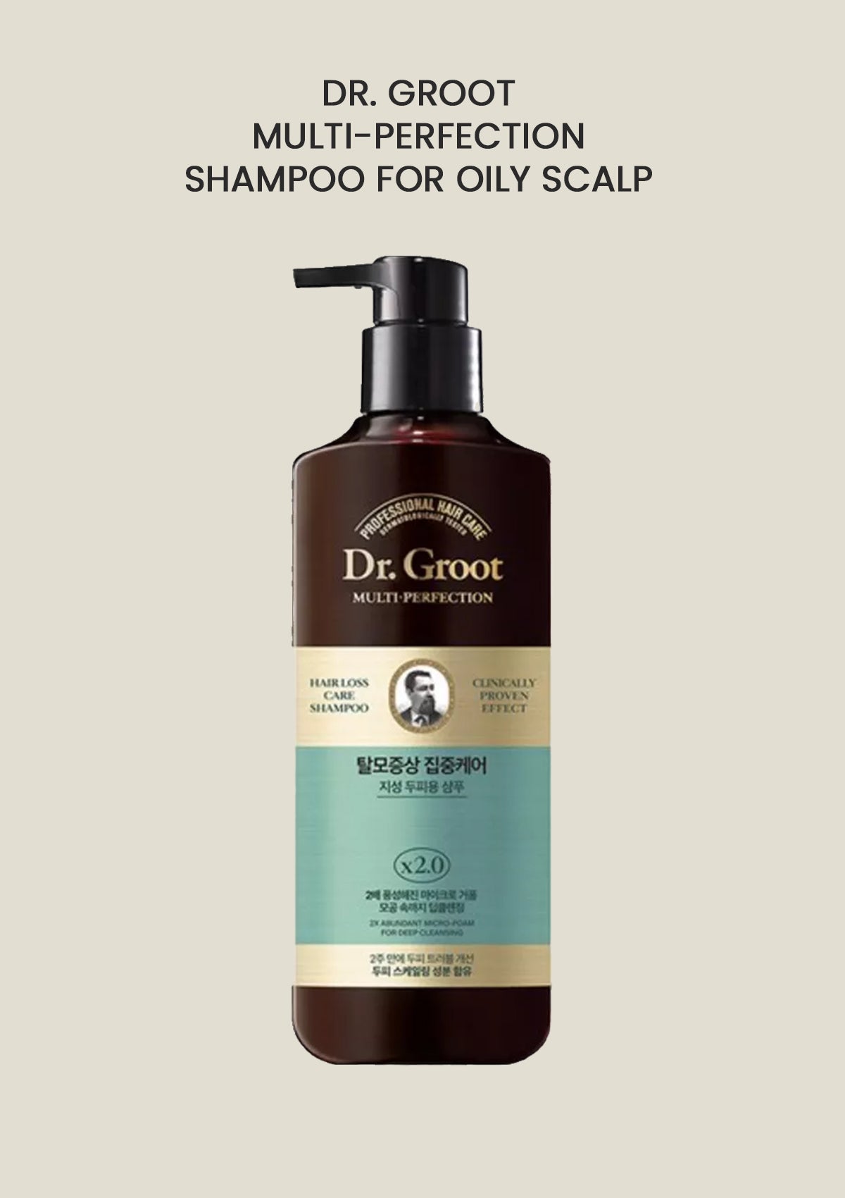 [DR. GROOT] Multi-Perfection Hair Loss Care Shampoo For Oily Scalp 400ml
