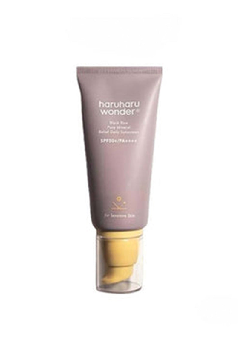 [HARUHARU WONDER] Black Rice Pure Mineral Relief Daily Sunscreen SPF50+/PA++++ 50ml