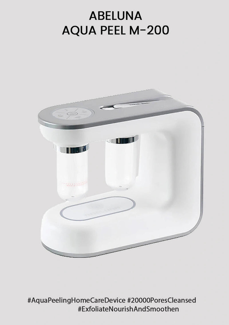 ABELUNA Aqua Peel M-200 device on a light gray background
