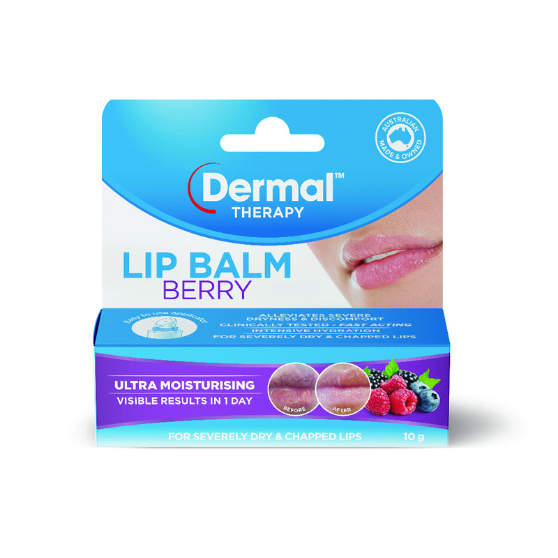 [DERMAL THERAPY] Lip Balm Berry 10g