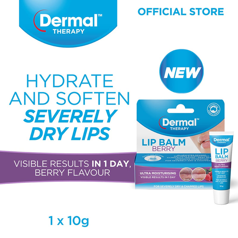 [DERMAL THERAPY] Lip Balm Berry 10g