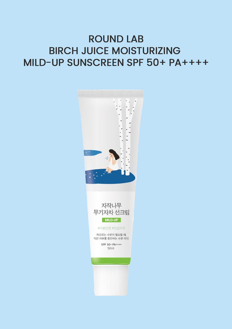 [ROUND LAB] Birch Juice Moisturizing Mild-Up Sunscreen SPF 50+ PA++++ 50ml