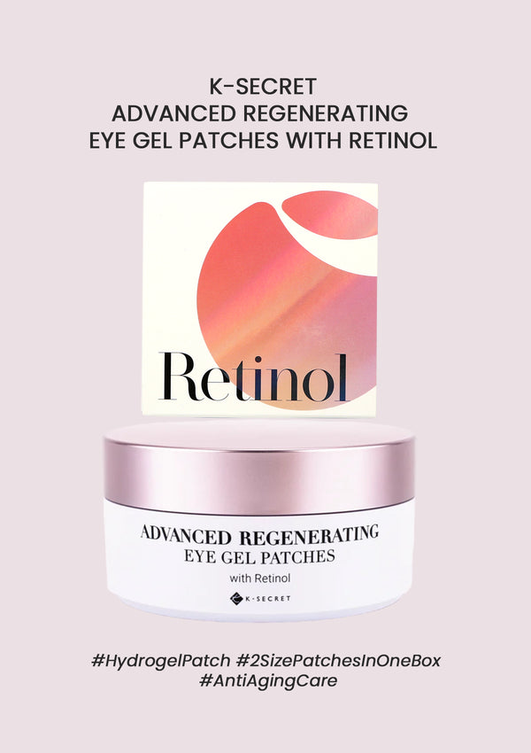 [K-SECRET] Advanced Regenerating Eye Gel Patches with Retinol (1 Box = 60 Patches x 102g)