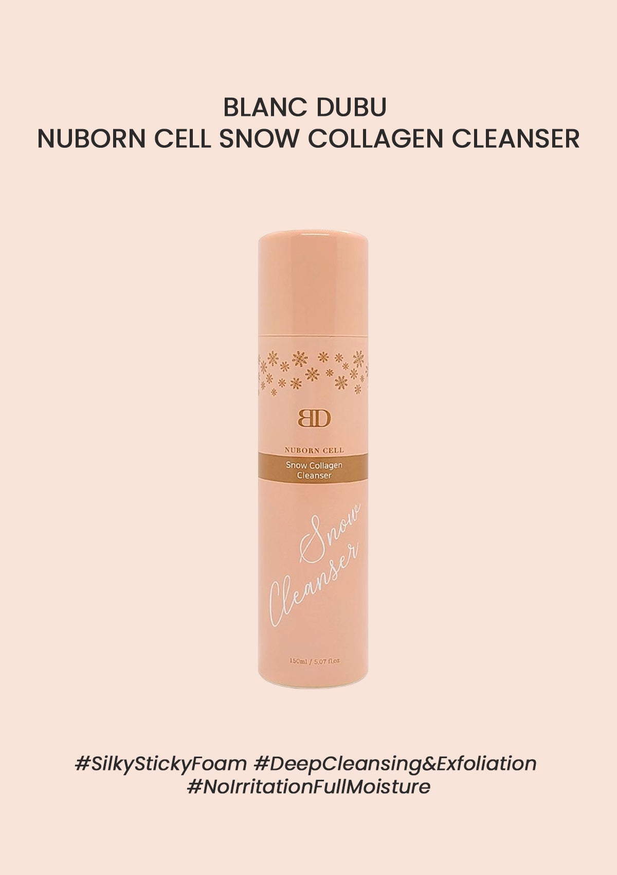 [BLANC DUBU] Nuborn Cell Snow Collagen Cleanser 150ml