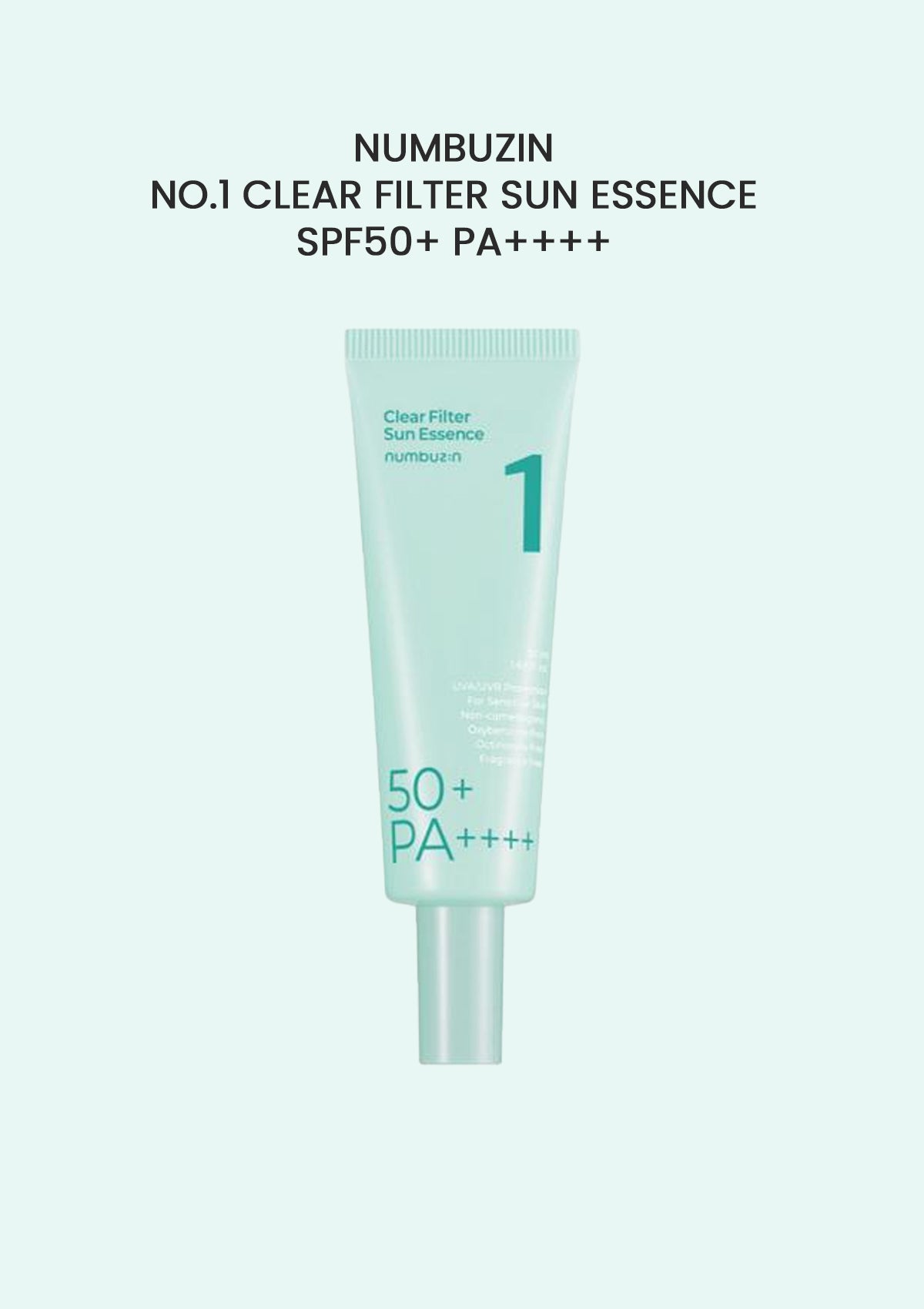 [NUMBUZIN] No.1 Clear Filter Sun Essence SPF50+ PA++++ 50ml