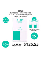 [SL LIGHT] Centella Poreless Patch (1 Box = 8 Patches)