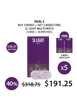 Promotional graphic for SL Light Multi Patch deal with discounted pricing and free patches offer.