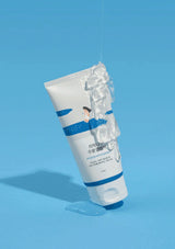 Tube of cream with a blue background