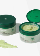 Two jars of Medicube Super Cica Deep Cleansing Balm on a white background