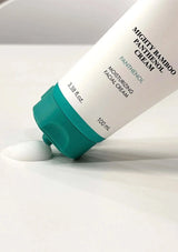 Tube of Mighty Bamboo Panthenol Cream on a white background