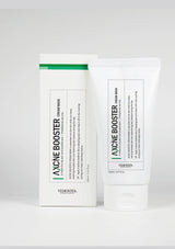 Two white packages of Vemonites Acne Booster Cream Mask on a white background
