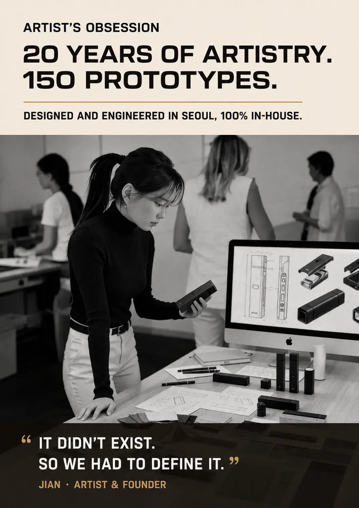AHEB developed through 20 years of artistry and 150 prototypes