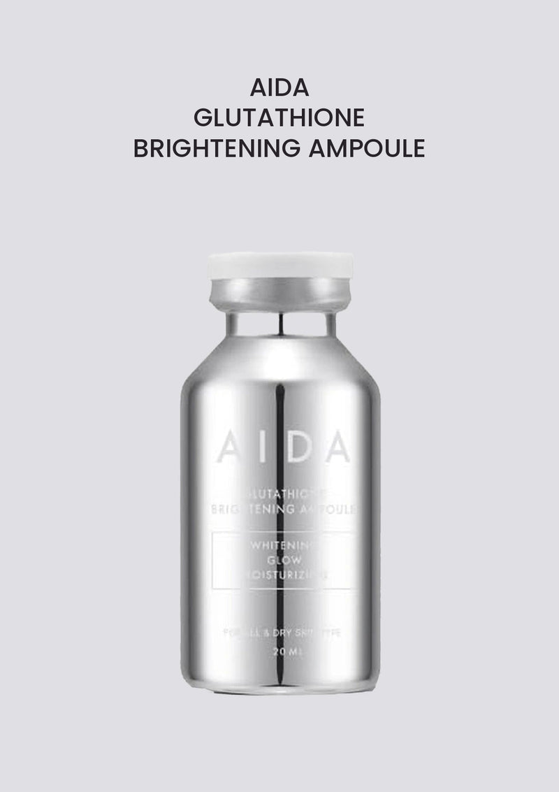 AIDA Glutathione Brightening Ampoule 20ml product and packaging.