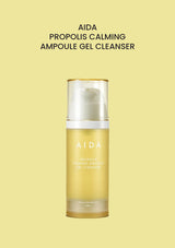 AIDA Propolis Calming Ampoule Gel Cleanser 100ml product and packaging.