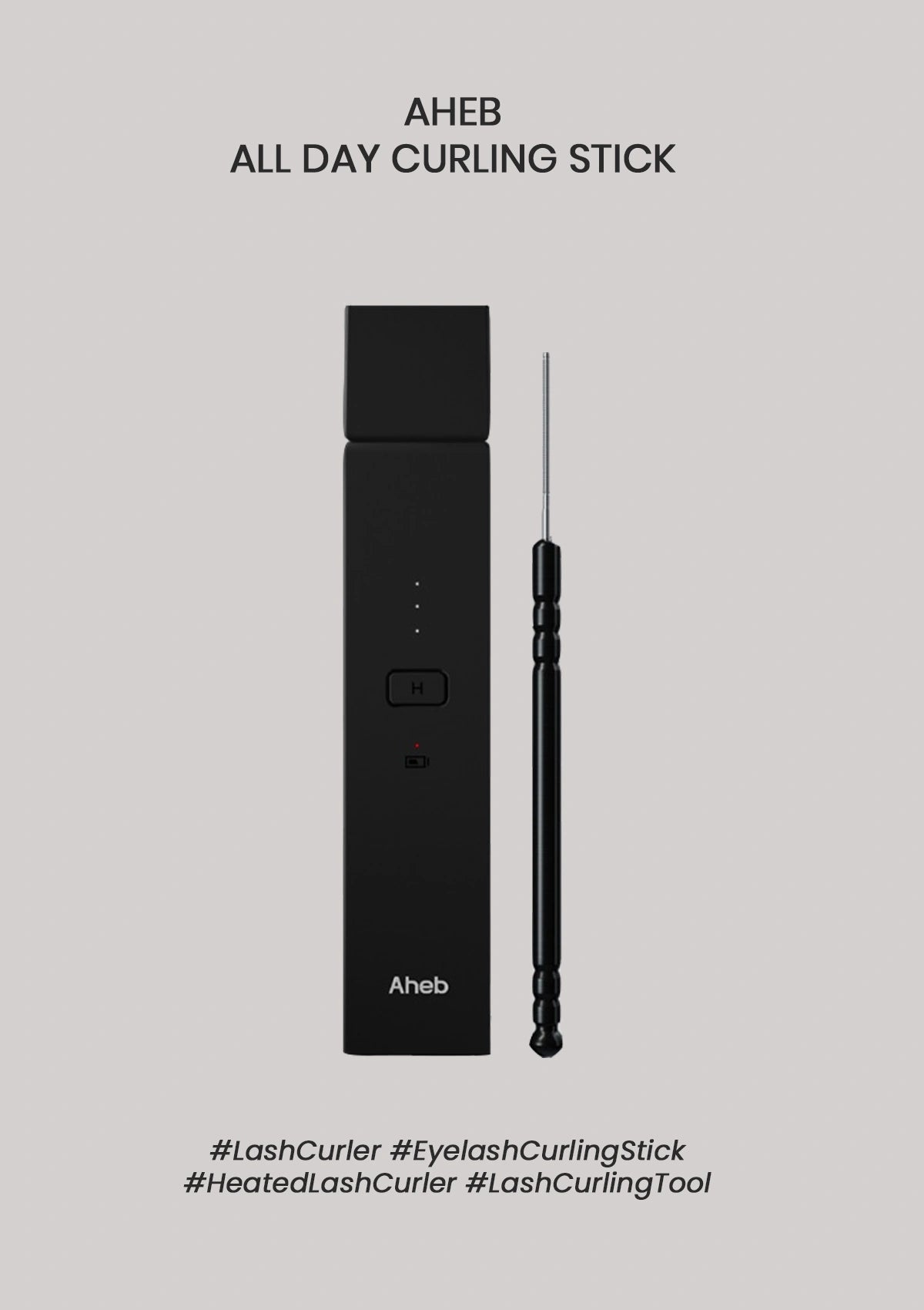 AHEB ALL DAY CURLING STICK for lash curling and styling 