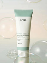 Tube of Anua skincare product on a light background