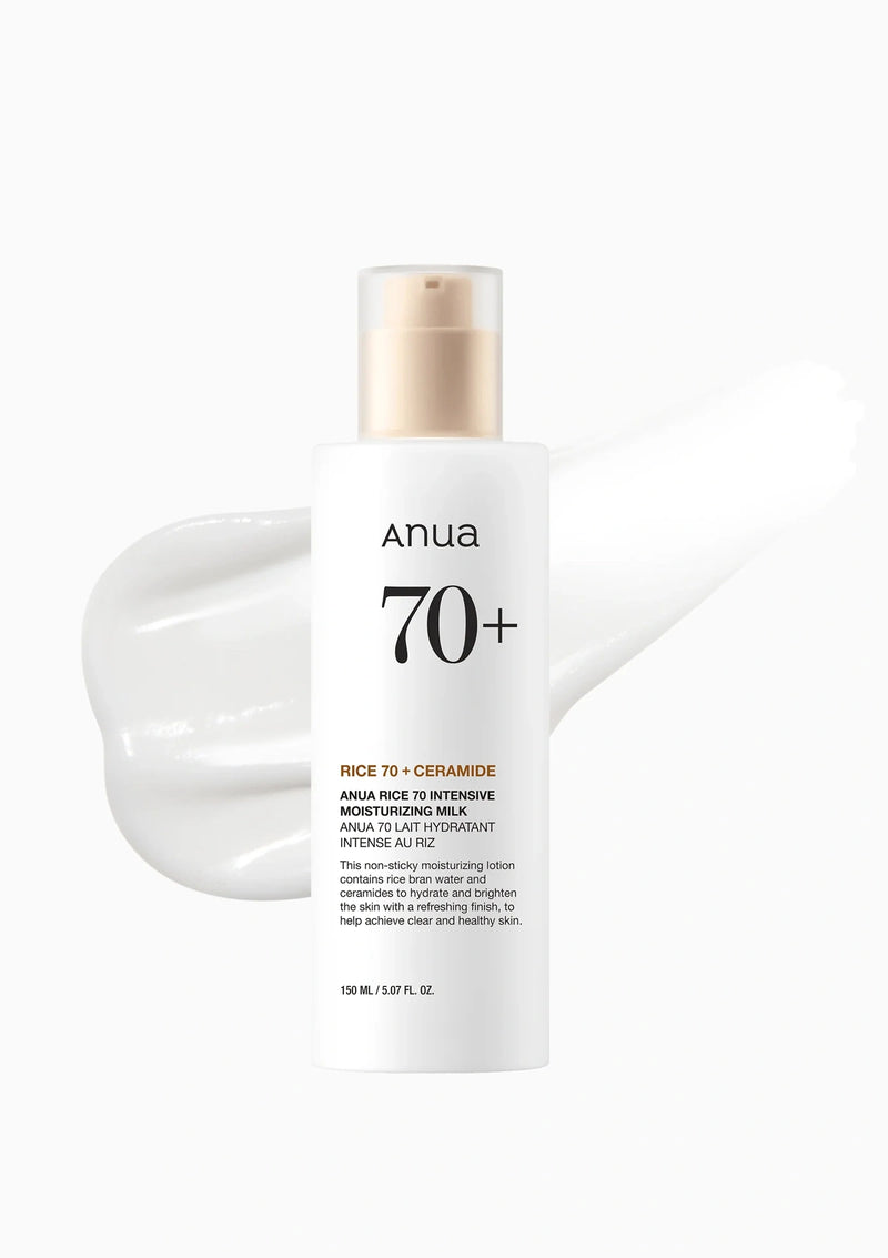 ANUA Rice 70 Intensive Moisturizing Milk for Dewy Hydration