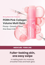 MEDICUBE PDRN Pink Collagen Volume Multi Balm 10g for a plumper, smoother-looking complexion