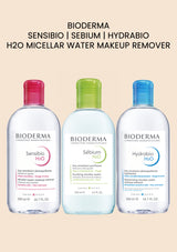 [BIODERMA] Sensibio | Sebium | Hydrabio H2O Micellar Water Makeup Remover 500ml