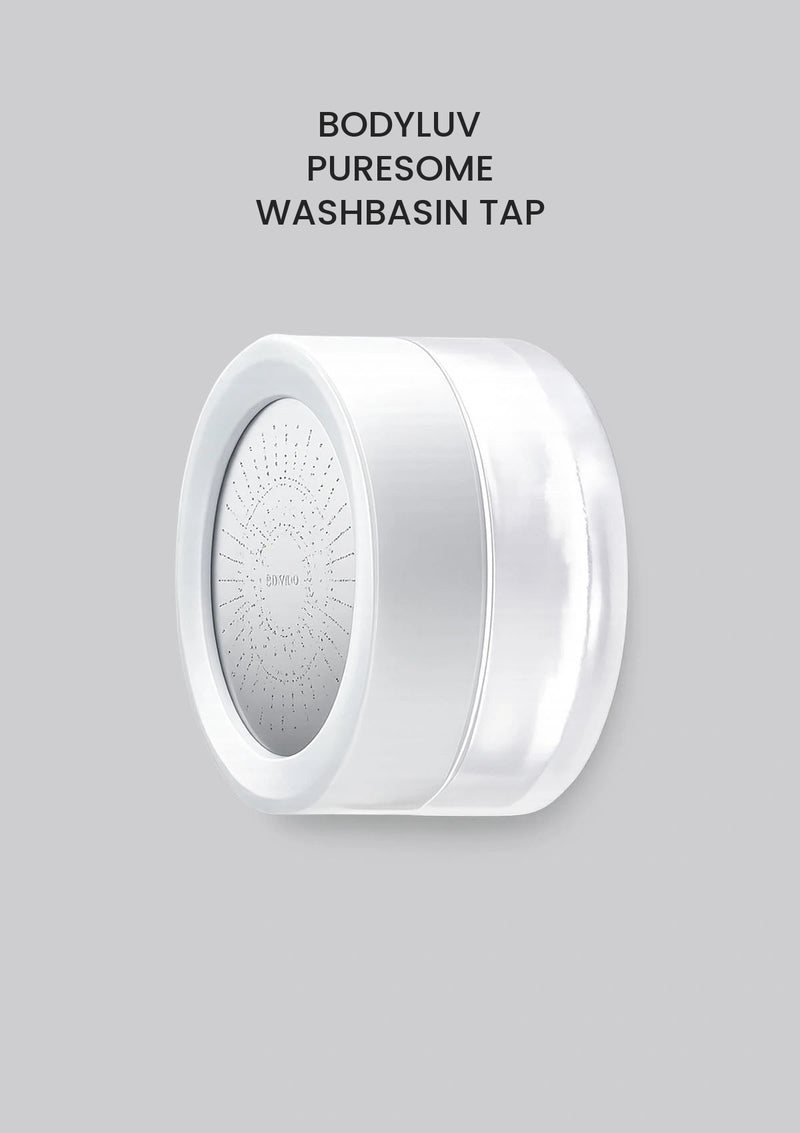 BODYLUV Puresome Washbasin Tap Ver.2 white filter attachment