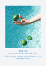 BODYLUV Vita Milk blue lime scent photograph and complete fragrance description