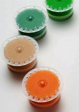 Close-up of BODYLUV Vita Pure filter cartridges on a white background